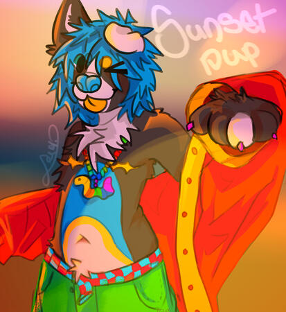 Shaded Halfbody, slight handdrawn Background Shaded Halfbody, slight handdrawn Background